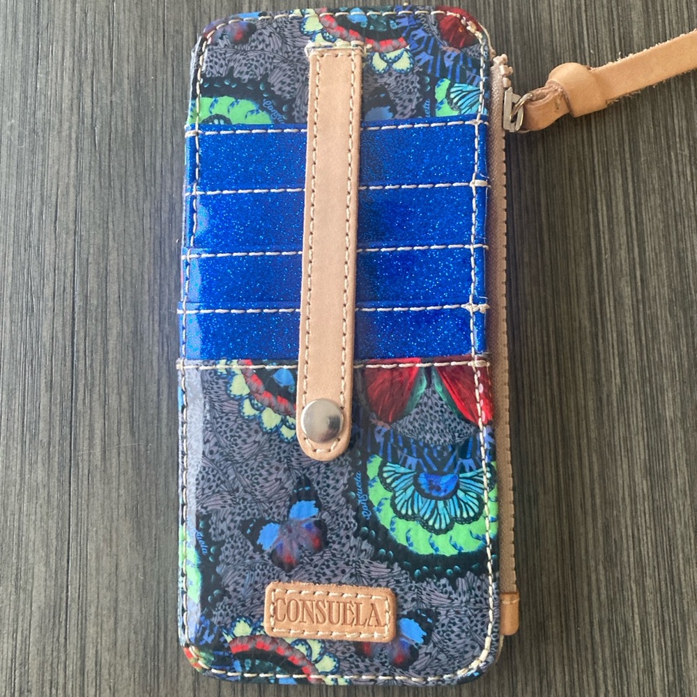 Consuela Blue and credit card organizer
